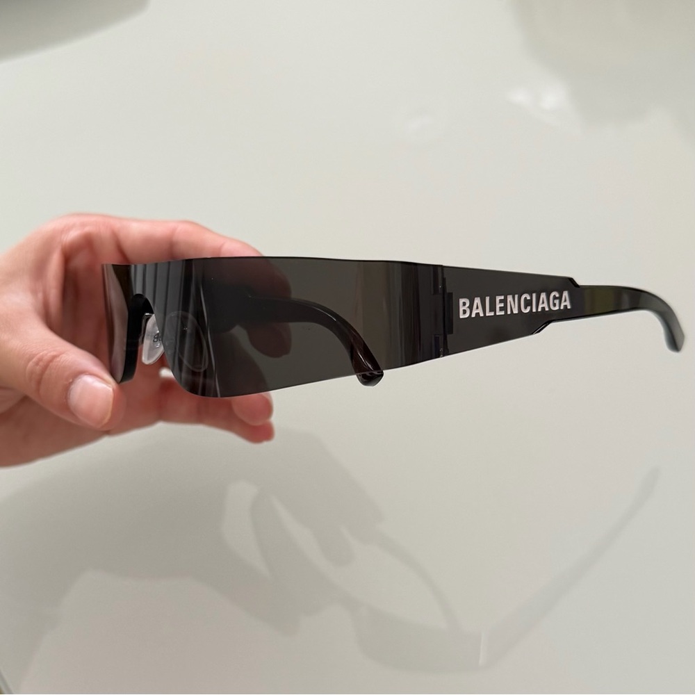 Balenciaga Glossy Black Eyewear